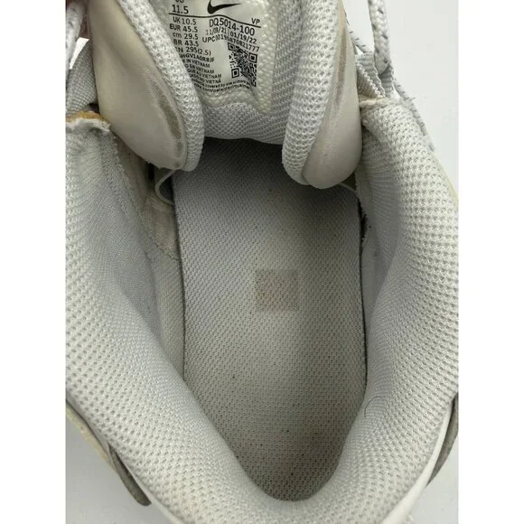 Nike Air More Uptempo 96 White Black Photon Dust Men US 11.5 DQ5014-100 - Picture 6 of 10